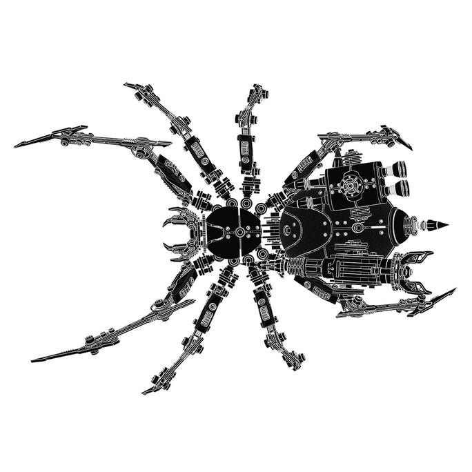 3D Steampunk Mechanical War Spider Tarantula Spider Model Building Kits for Adults