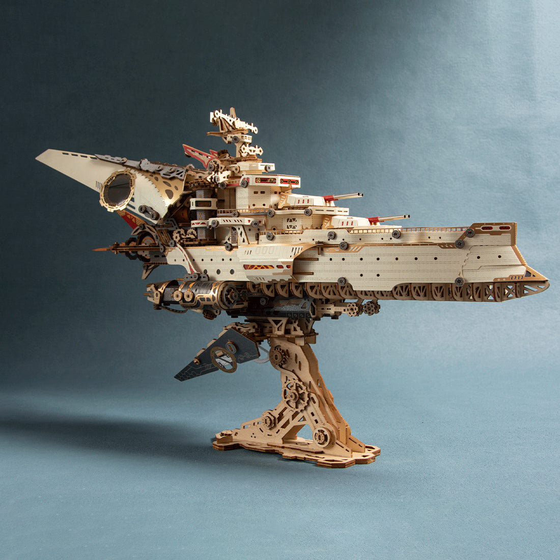 3D Wooden Paper Space Battleship Model Kit (912PCS)