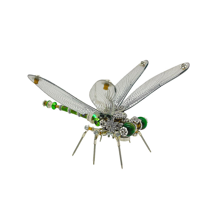 3pcs/set Steampunk mini Dragonfly 3D Metal Puzzle Mystery Box