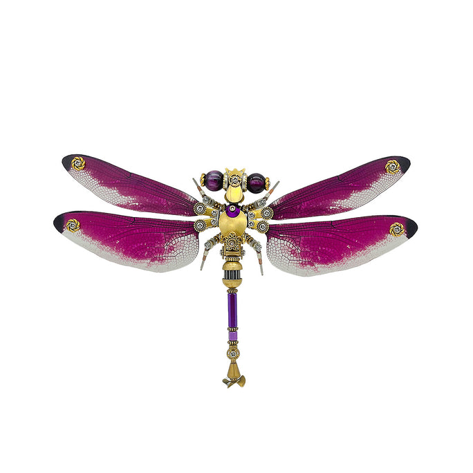 3pcs/set Steampunk mini Dragonfly 3D Metal Puzzle Mystery Box