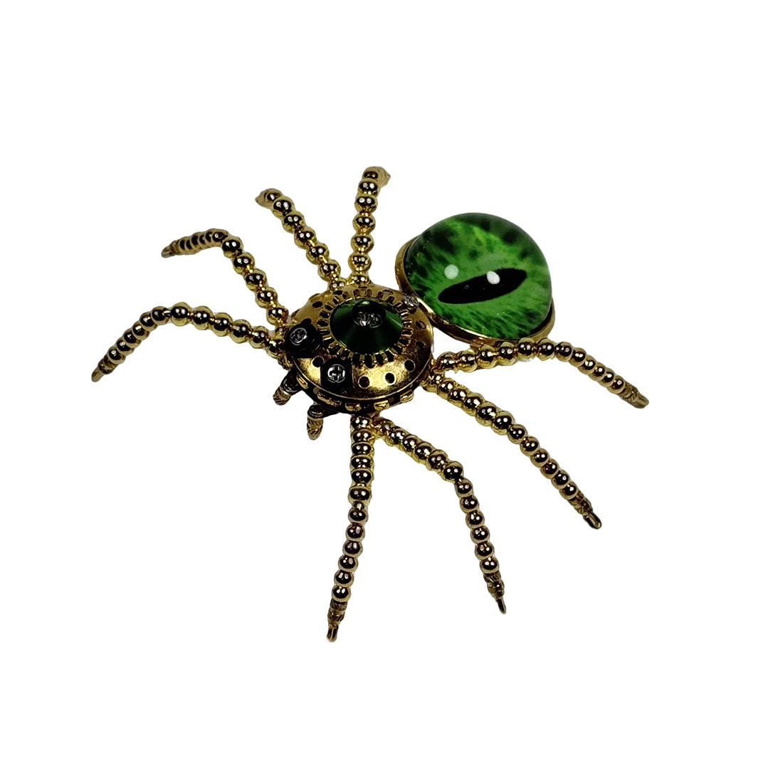 5pcs/Set Multi-functional Cat-eye Spider Brooch Fridge Magnet Model Kits