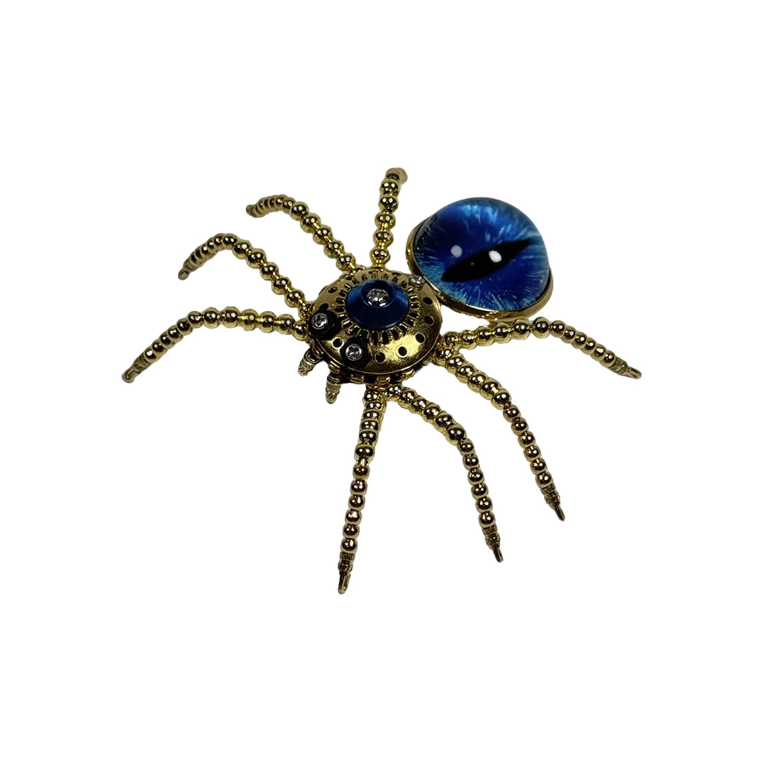 5pcs/Set Multi-functional Cat-eye Spider Brooch Fridge Magnet Model Kits