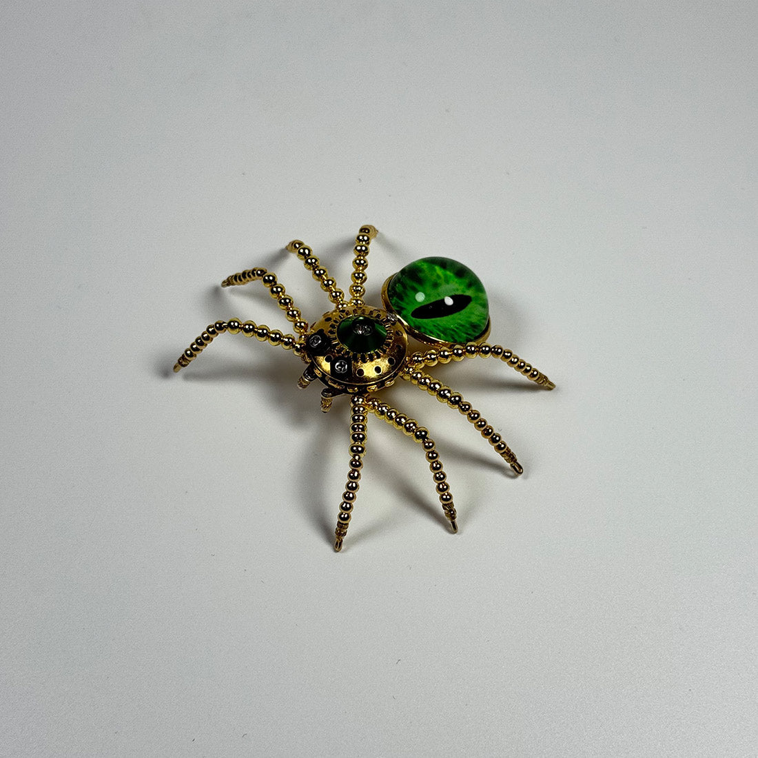 5pcs/Set Multi-functional Cat-eye Spider Brooch Fridge Magnet Model Kits