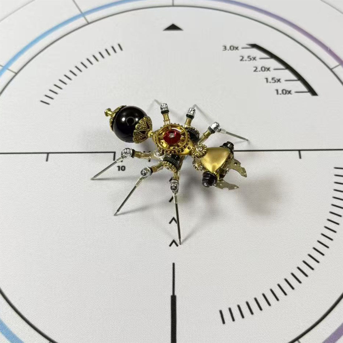 7 Days Advent Calendar 3D Metal Steampunk Insect Christmas Gift Set