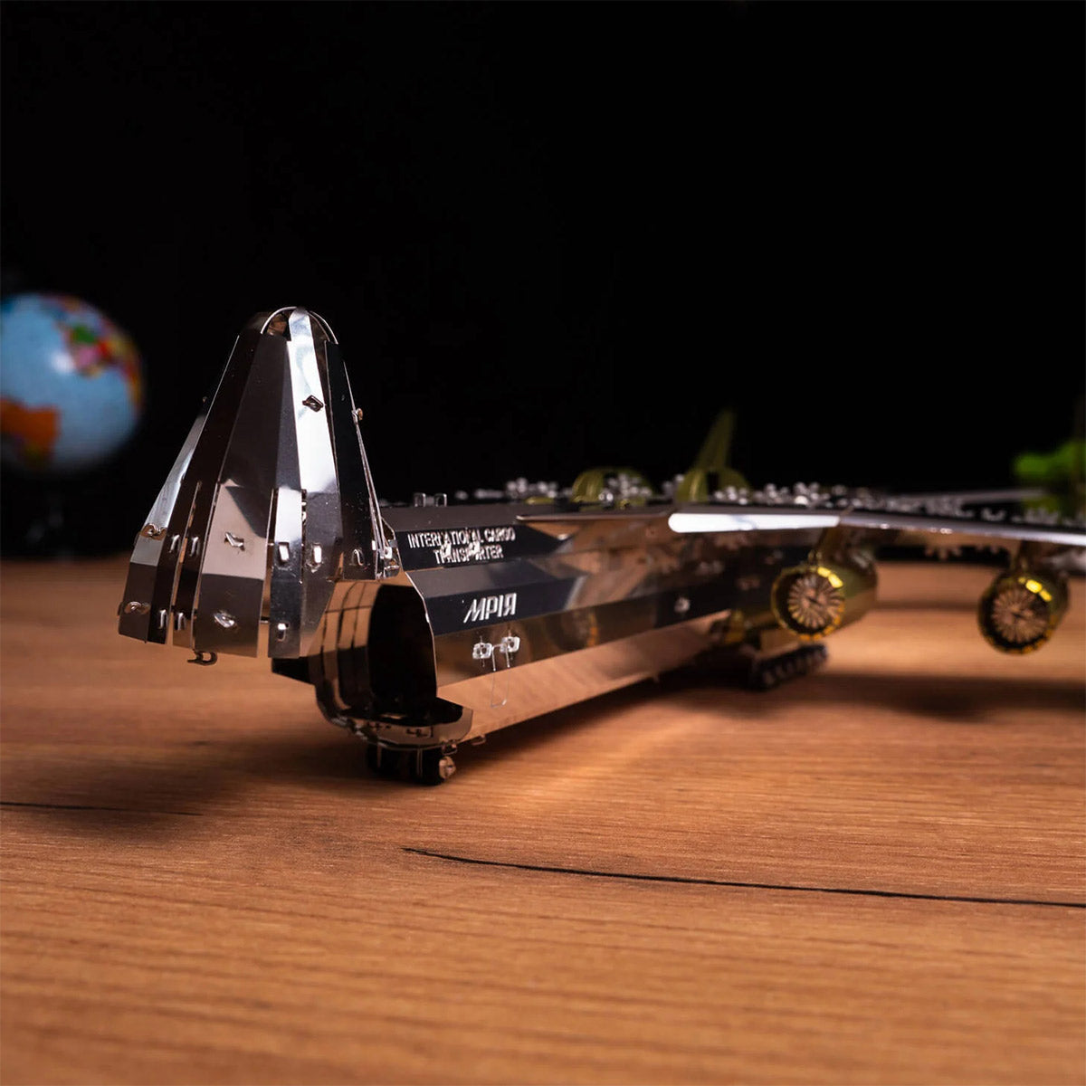 Mechanical AN-225 MRIYA Cargo Aircraft 3D Metal Puzzle Kits for Aviation Lovers 270PCS