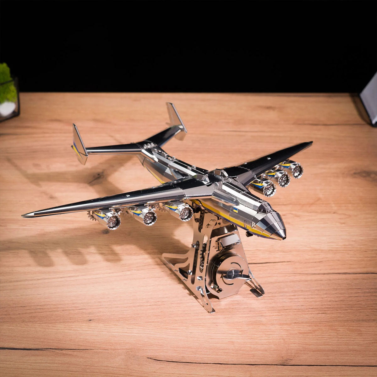 Mechanical AN-225 MRIYA Cargo Aircraft 3D Metal Puzzle Kits for Aviation Lovers 270PCS