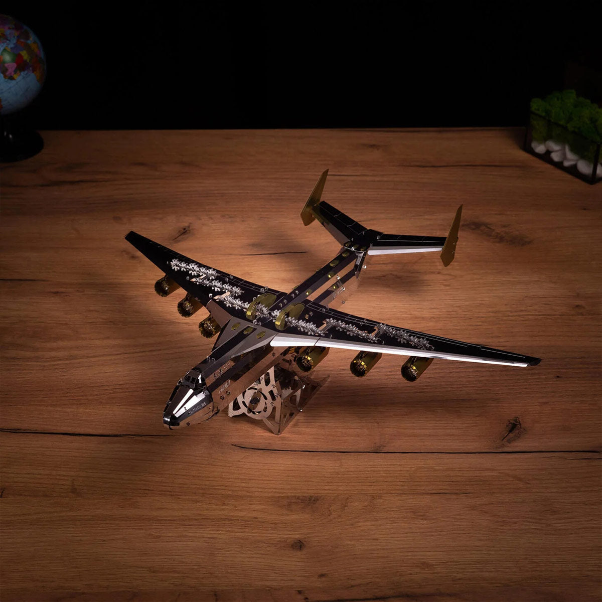 Mechanical AN-225 MRIYA Cargo Aircraft 3D Metal Puzzle Kits for Aviation Lovers 270PCS