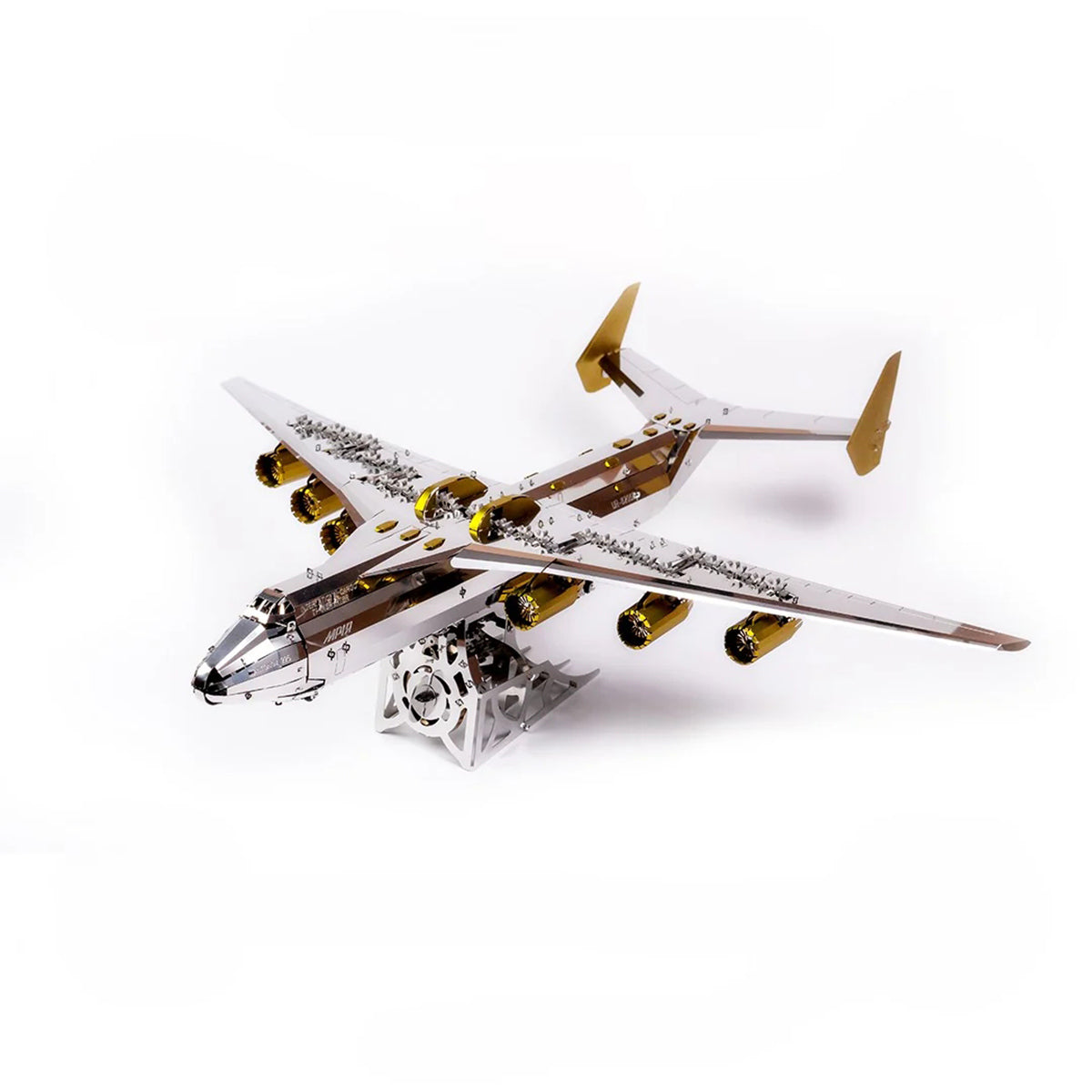 Mechanical AN-225 MRIYA Cargo Aircraft 3D Metal Puzzle Kits for Aviation Lovers 270PCS