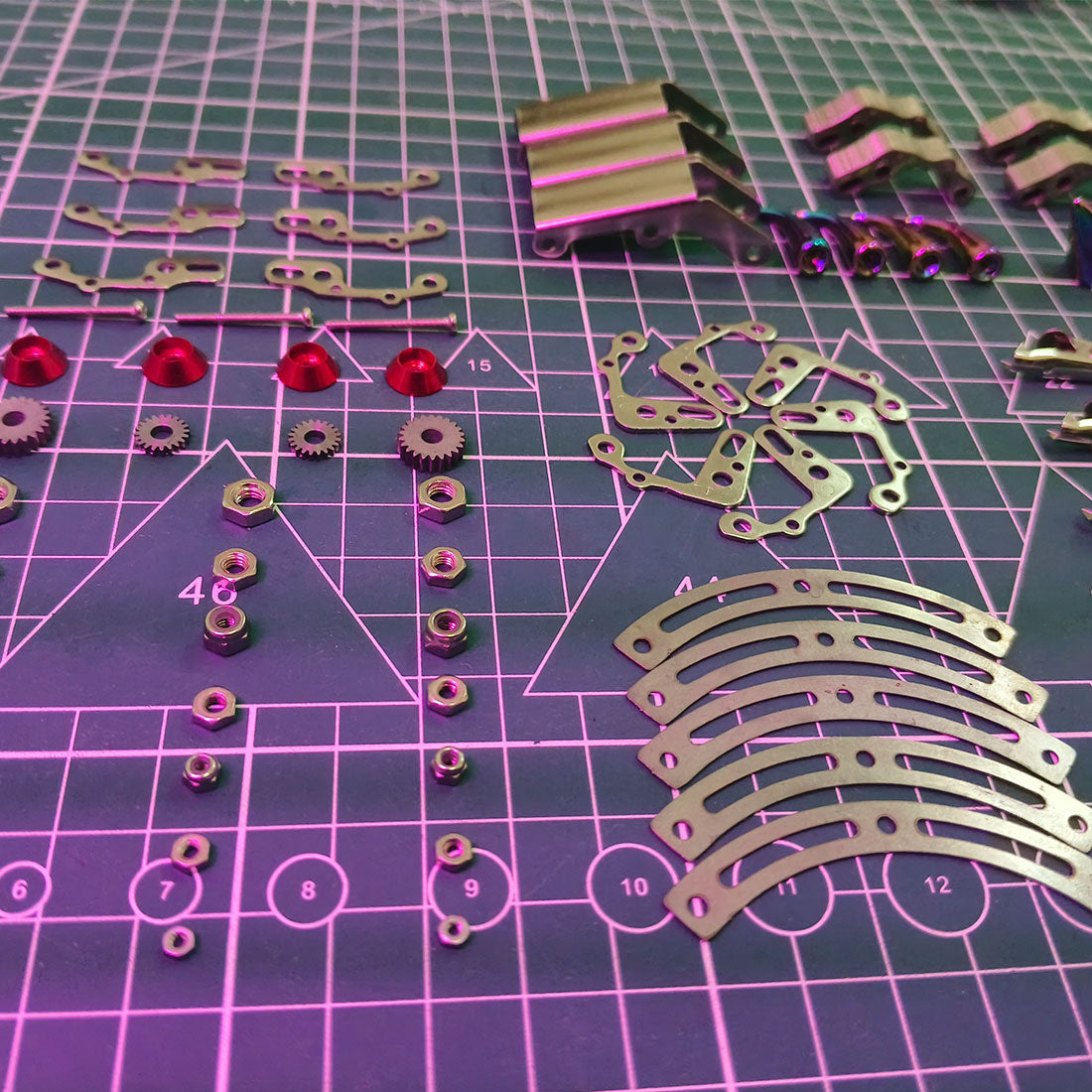 Brass 3D Metal Dolphin Assembly Model Building Kits