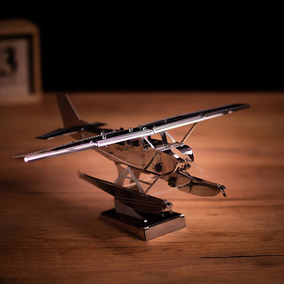 Seaplane Kit Breeze Drifter Cessna Seaplane Mechanical 3D Metal Aircraft Kit for Av