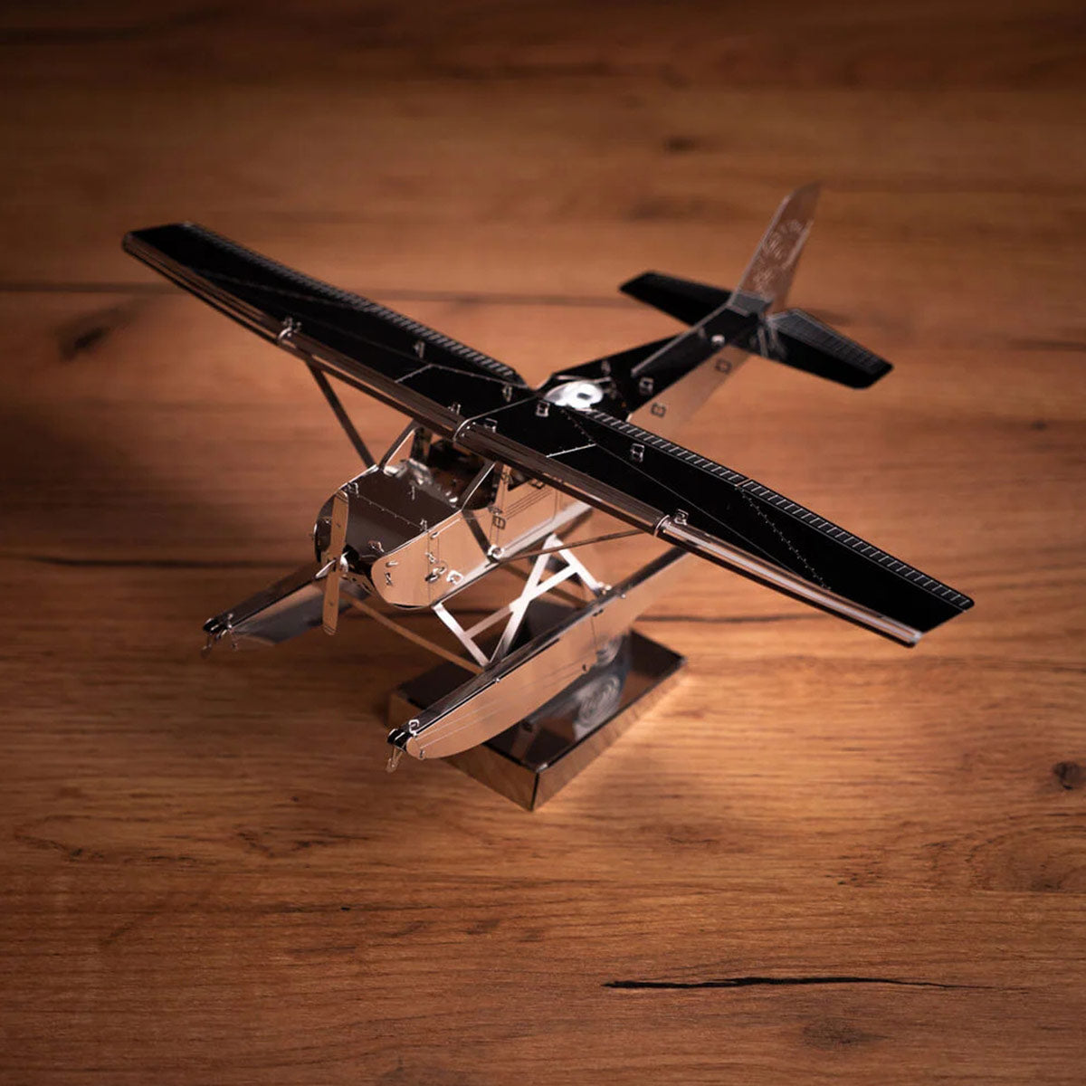 Seaplane Kit Breeze Drifter Cessna Seaplane Mechanical 3D Metal Aircraft Kit for Av