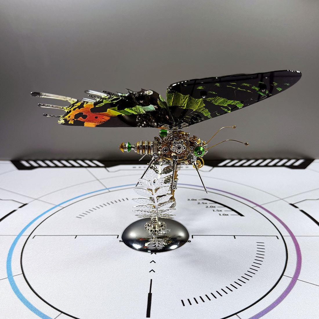 Build Your Own Steampunk Papilio phorcas Butterfly 3D Metal Model Kit for Beginner