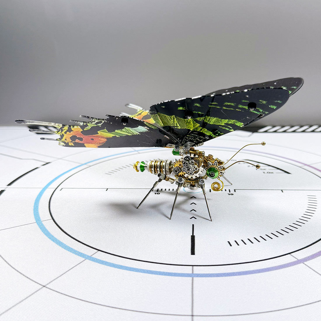 Build Your Own Steampunk Papilio phorcas Butterfly 3D Metal Model Kit for Beginner