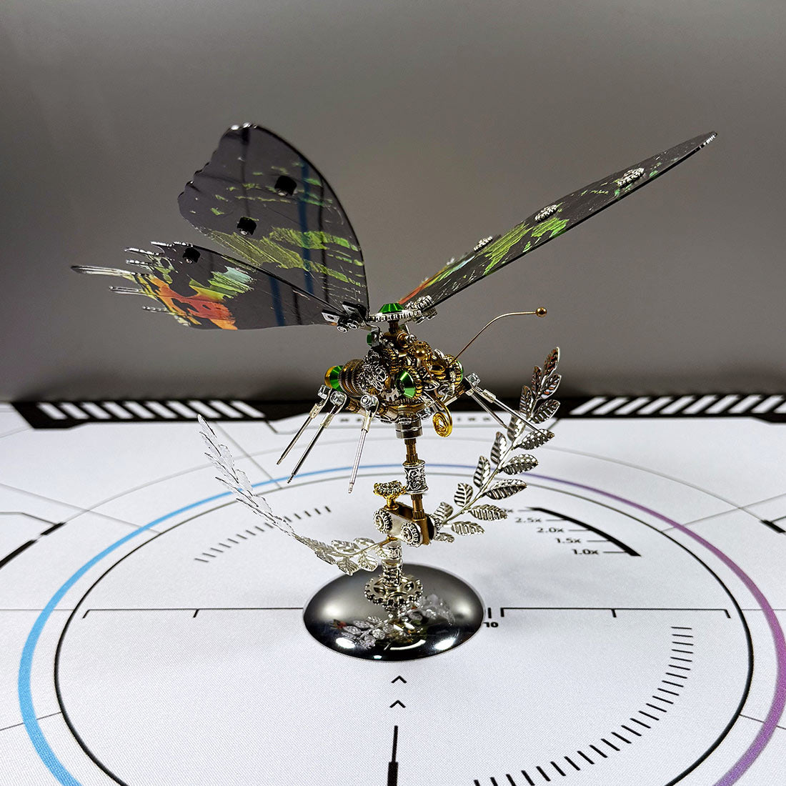 Build Your Own Steampunk Papilio phorcas Butterfly 3D Metal Model Kit for Beginner