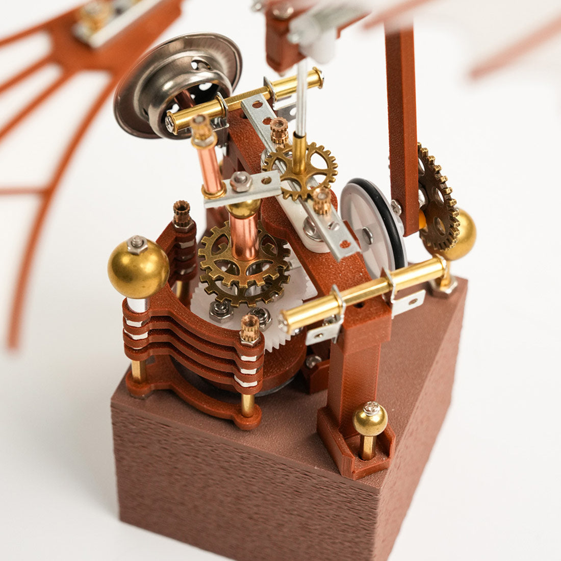 Da Vinci Ornithopter with Kinetic Flapping Wing 3D Model DIY Kits 243PCS