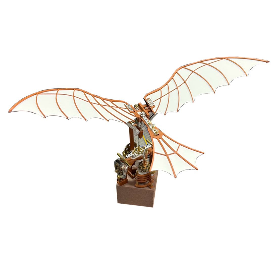 Da Vinci Ornithopter with Kinetic Flapping Wing 3D Model DIY Kits 243PCS