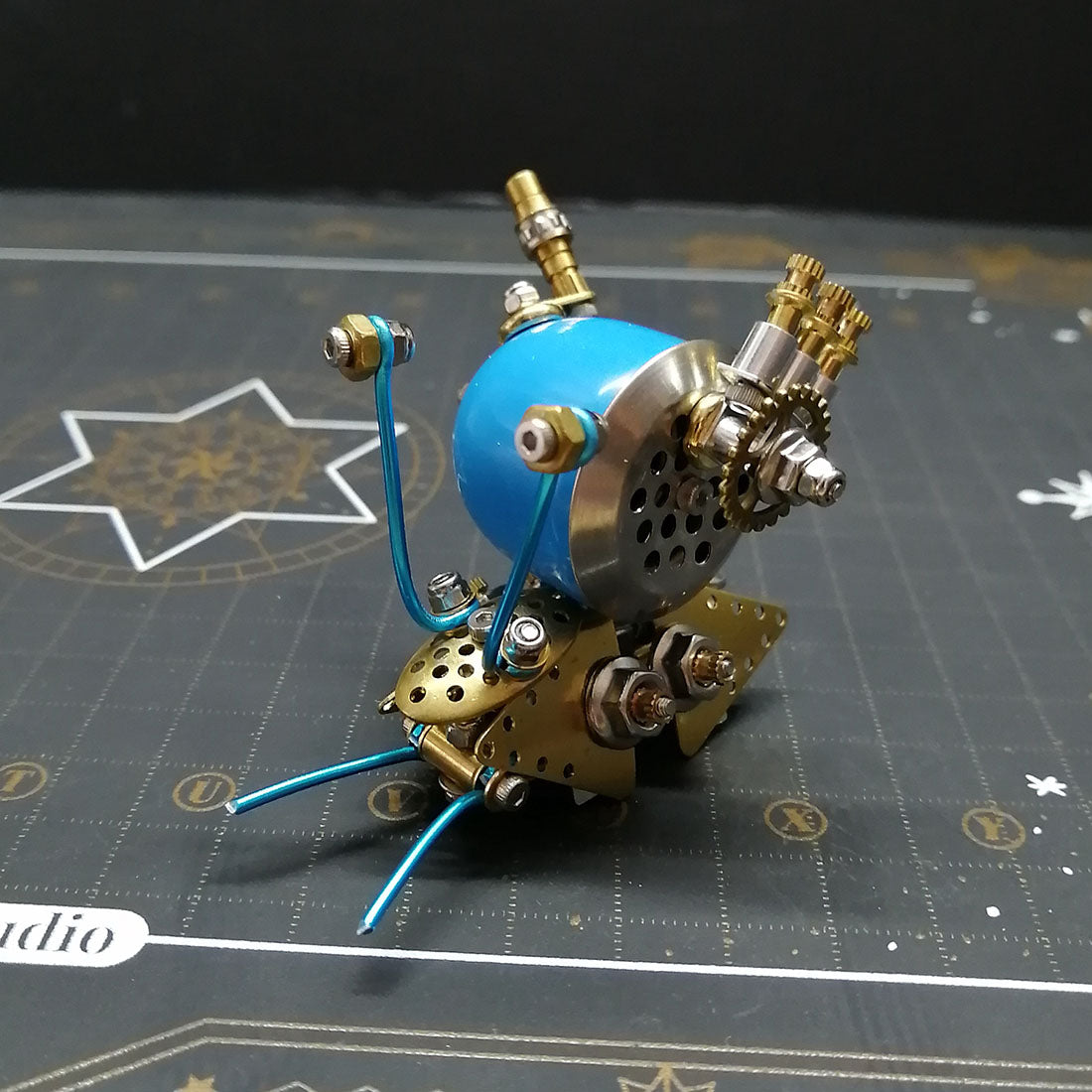 Colorful Steampunk Snail 3D DIY Metal Insect Kits