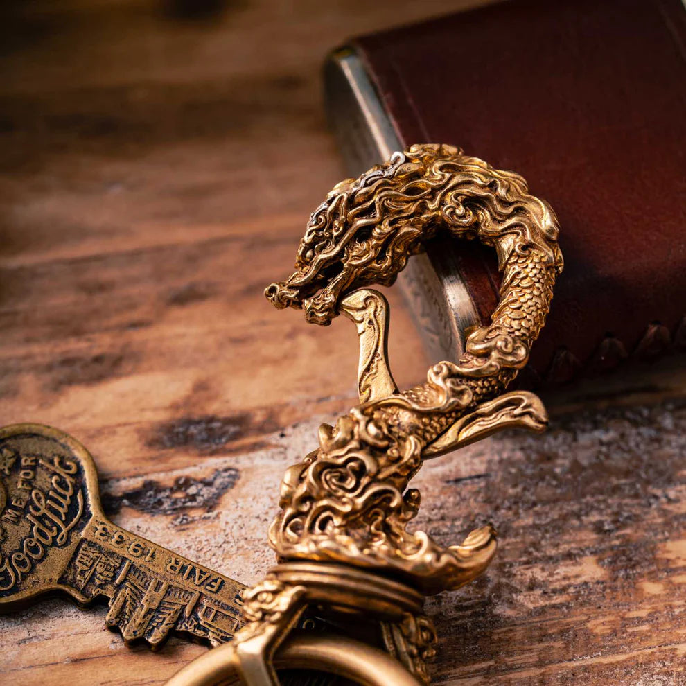 Coppertistwu Multi-functional Eastern Dragon Dragon Keychain Bottle Opener