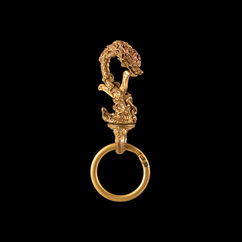 Coppertistwu Multi-functional Eastern Dragon Dragon Keychain Bottle Opener