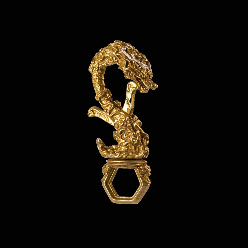 Coppertistwu Multi-functional Eastern Dragon Dragon Keychain Bottle Opener