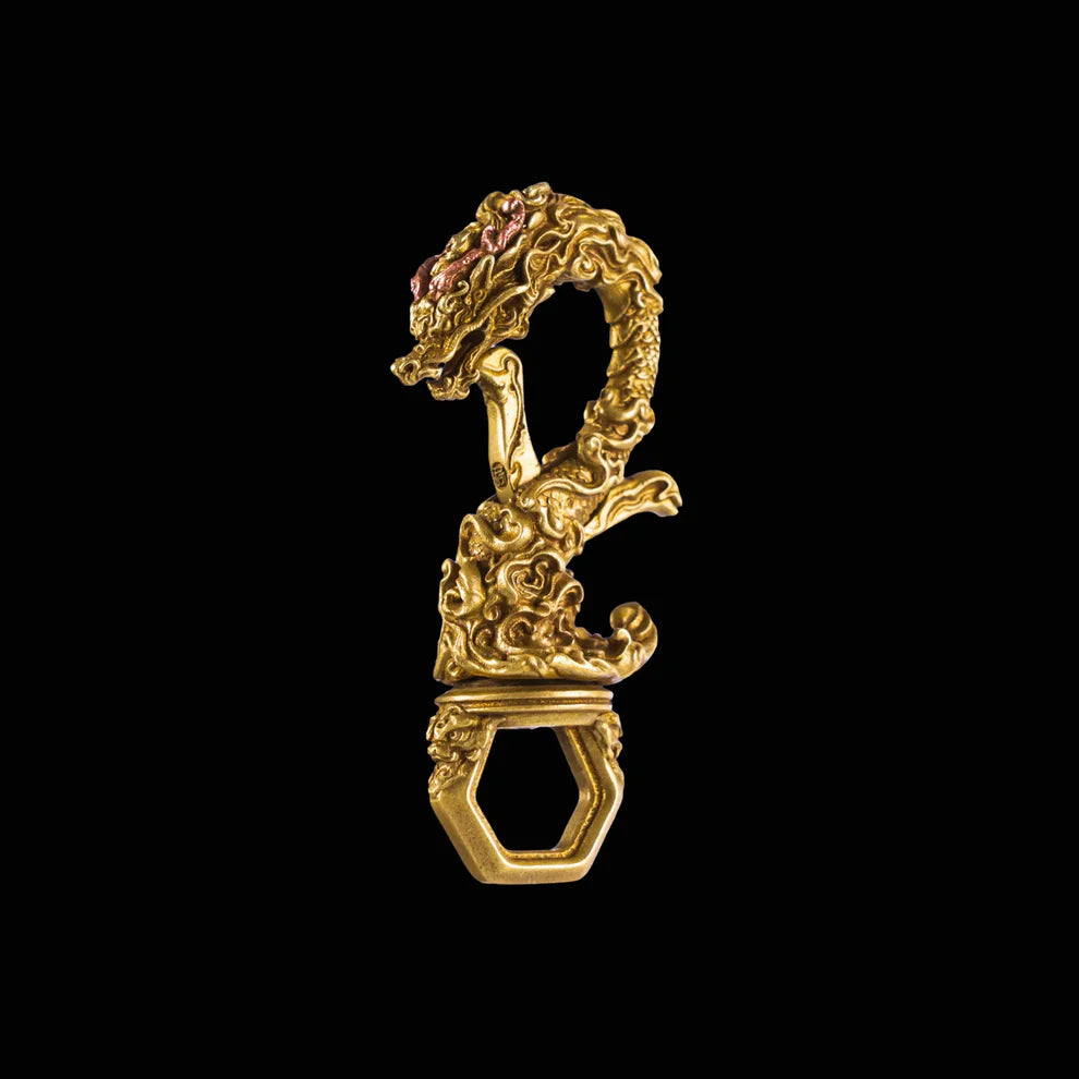 Coppertistwu Multi-functional Eastern Dragon Dragon Keychain Bottle Opener