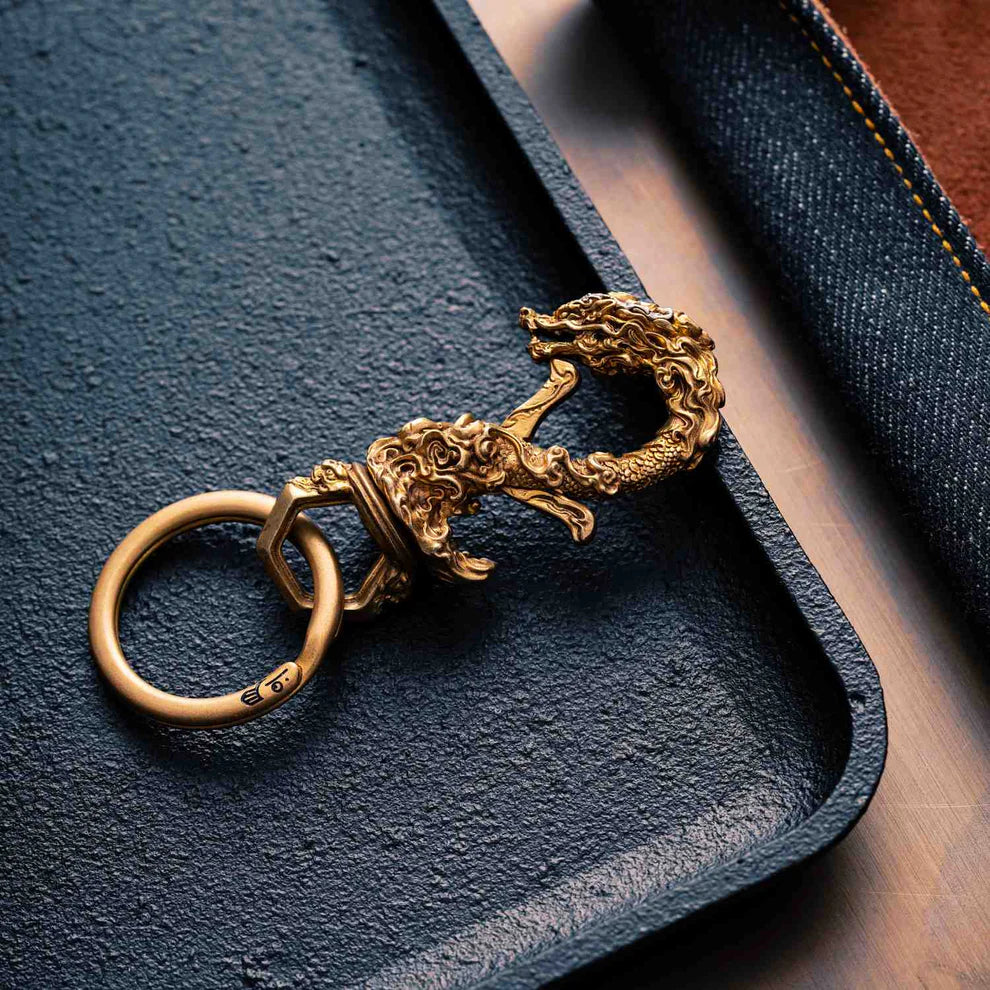 Coppertistwu Multi-functional Eastern Dragon Dragon Keychain Bottle Opener