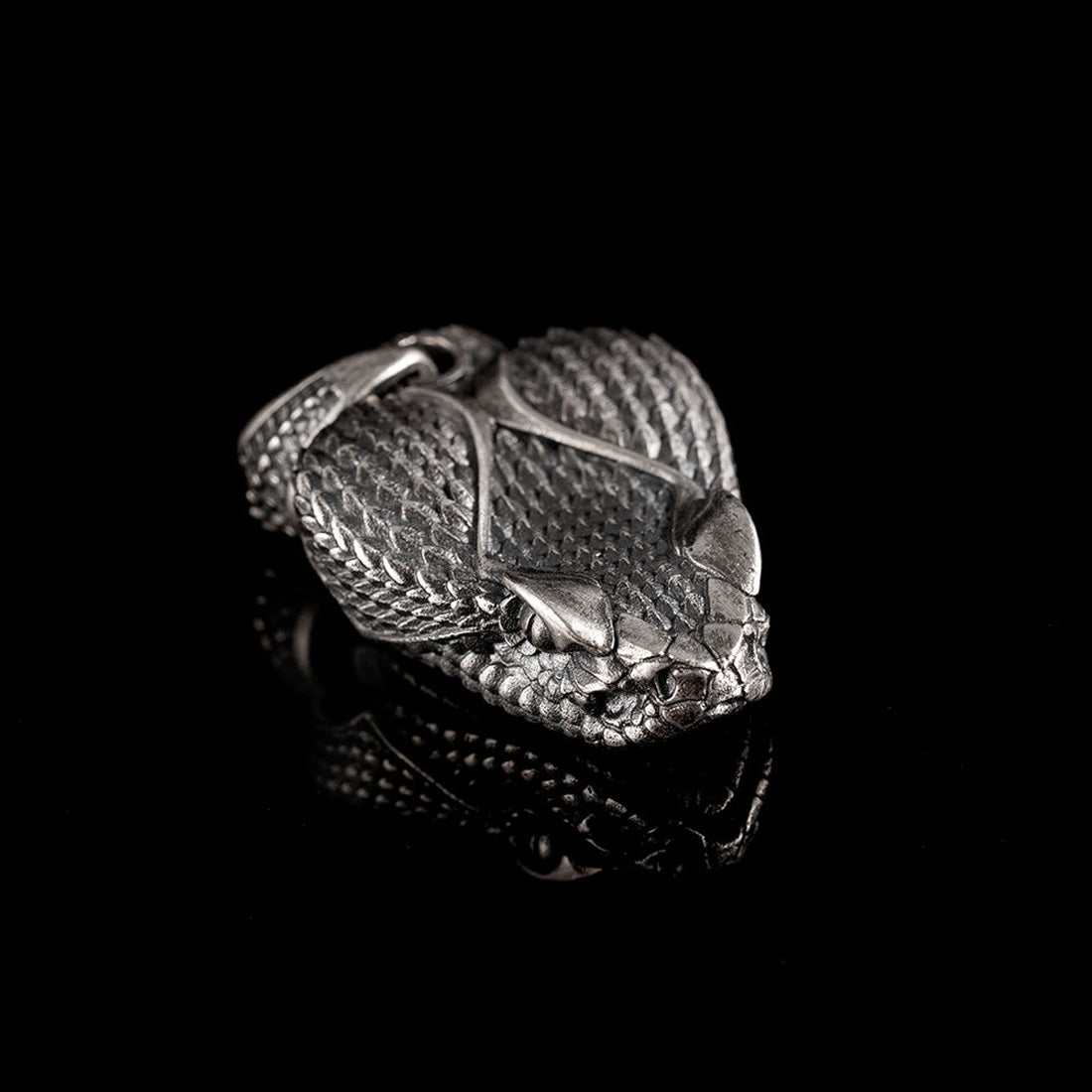 Rattlesnake Pendant with Diamonds - 14k Gold - Marty Magic Store Rattlesnake Pendant with Diamonds - 14k Gold - Marty Magic Store