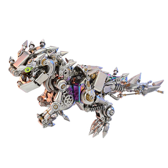 Cyberpunk Pterosaur Dinosaur with Wings Mechanical 3D DIY Metal Puzzle 1450+PCS