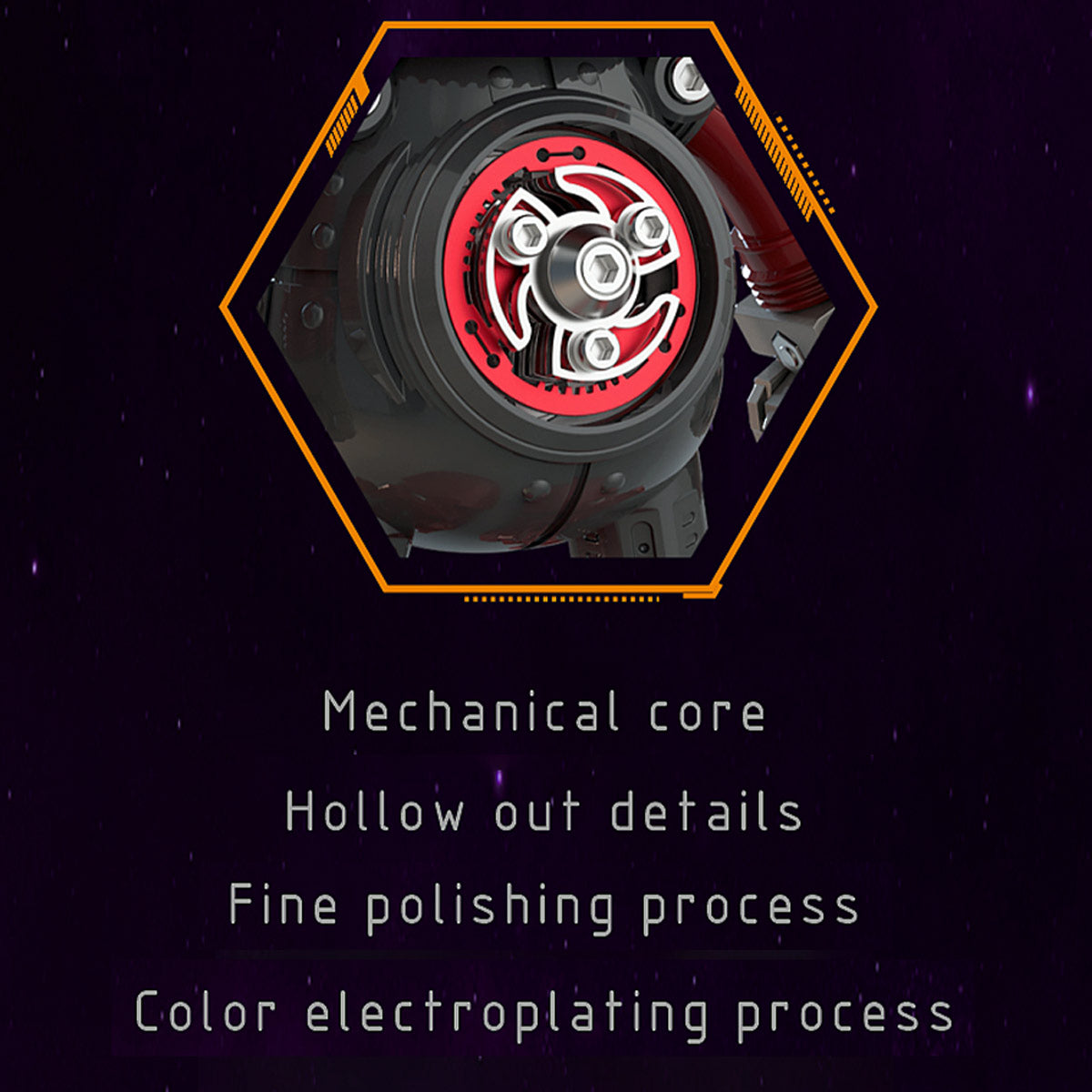 Cyborg Violence Bear 3D Metal Puzzle Model Building Kit High End Desktop Toy