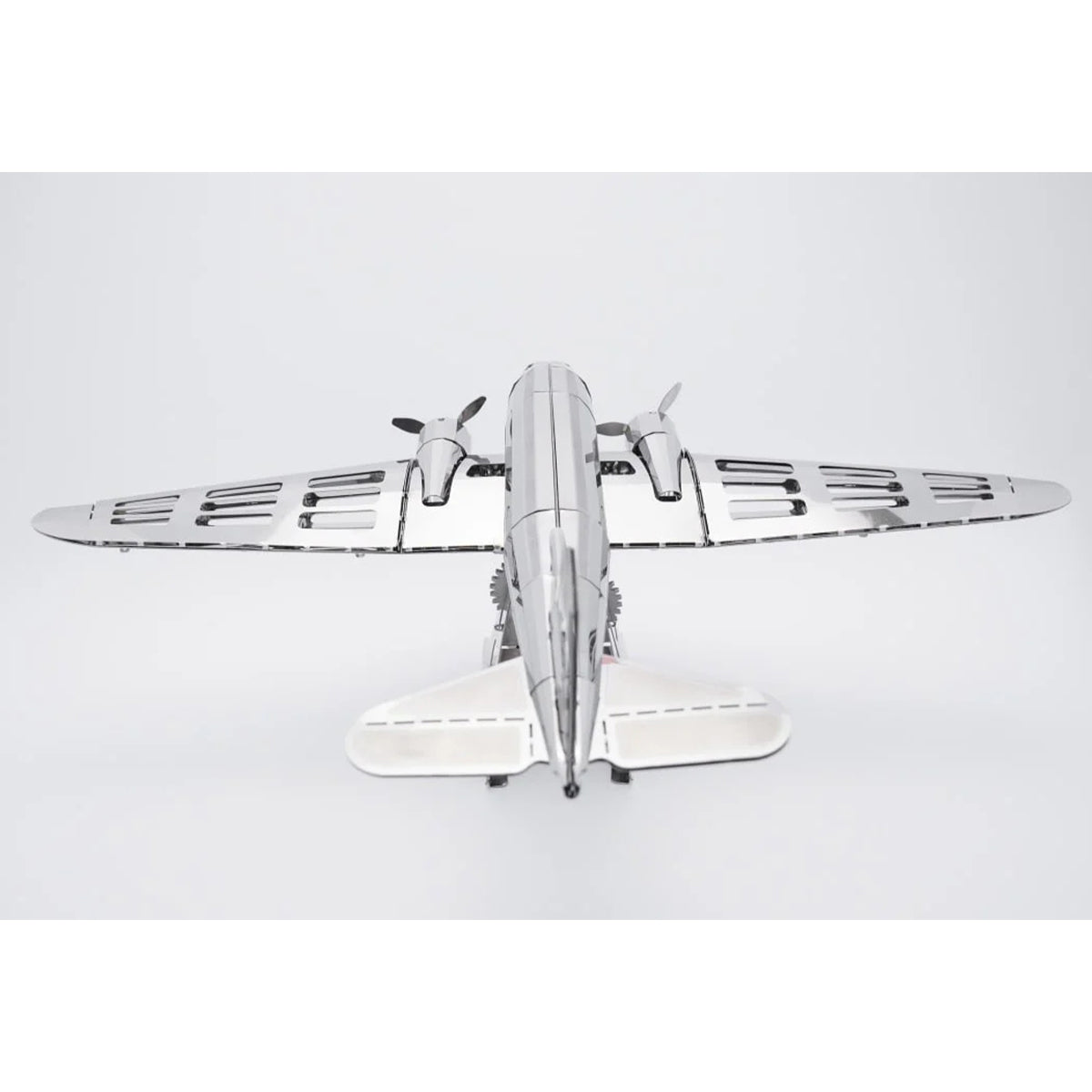 DC-3 3D Mechanical WWII 3D Metal Aircraft Model Building Kit for Aviation Lovers 146PCS