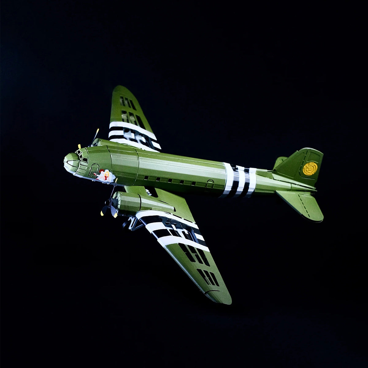 DC-3 3D Mechanical WWII 3D Metal Aircraft Model Building Kit for Aviation Lovers 146PCS