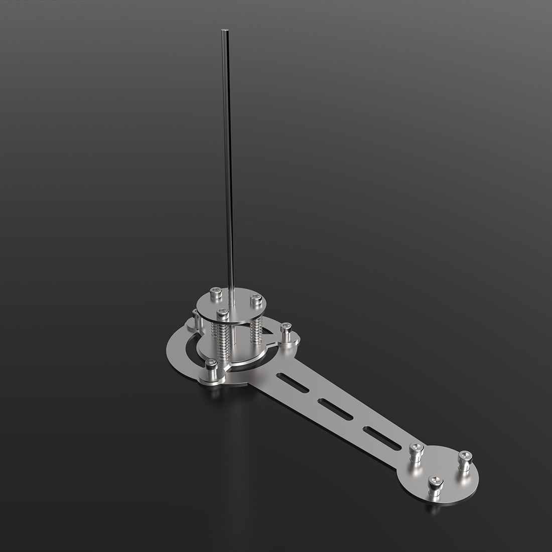 DIY Pterophyllum Blue Angelfish 3D Metal Puzzles with Mechanical Fins