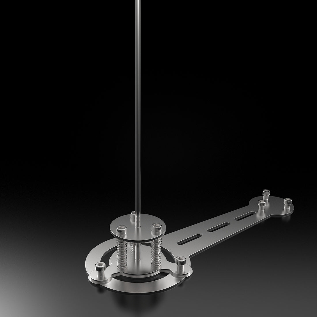 DIY Pterophyllum Blue Angelfish 3D Metal Puzzles with Mechanical Fins