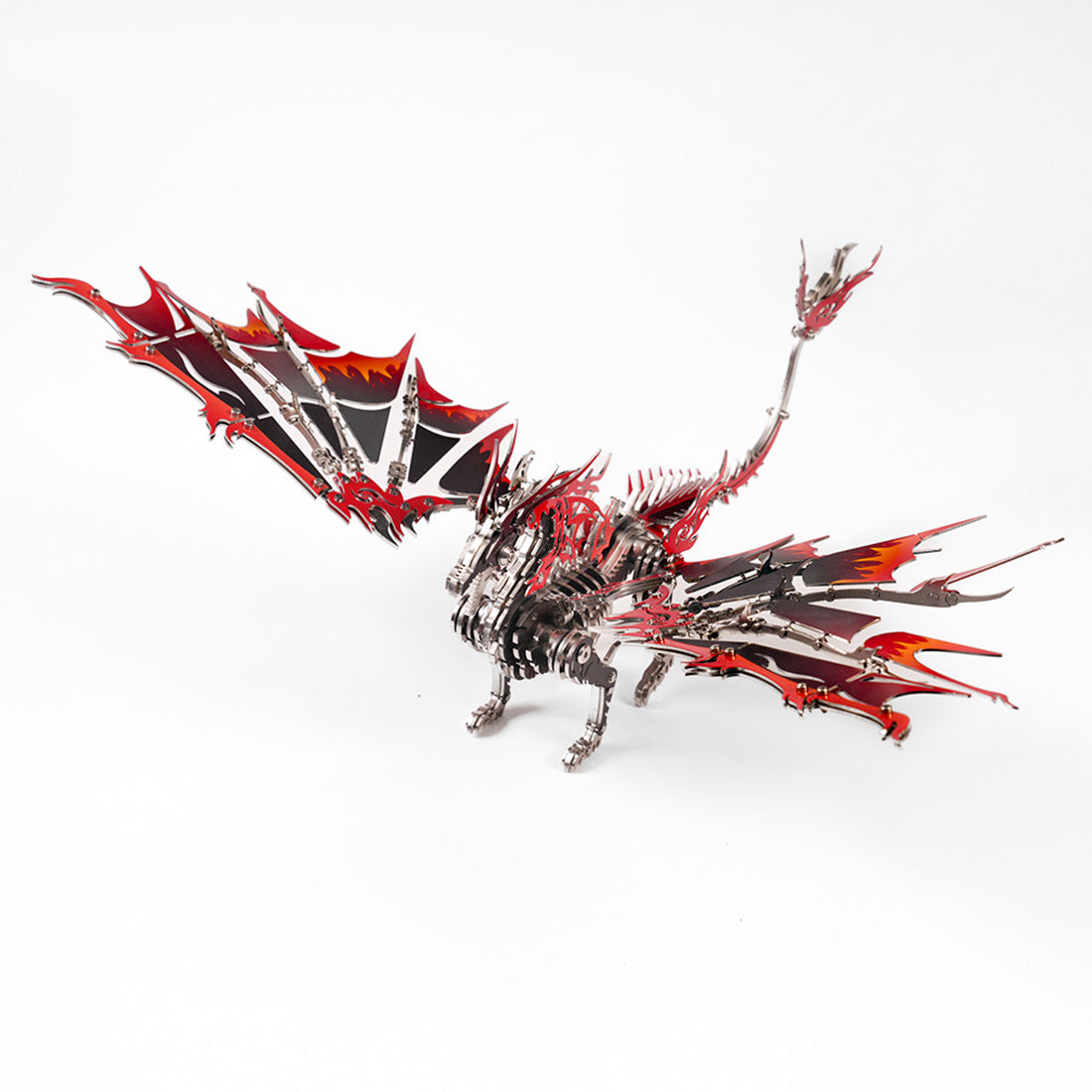 DIY Red Dragon 3D Metal Puzzle for Dragon Collector 200+PCS