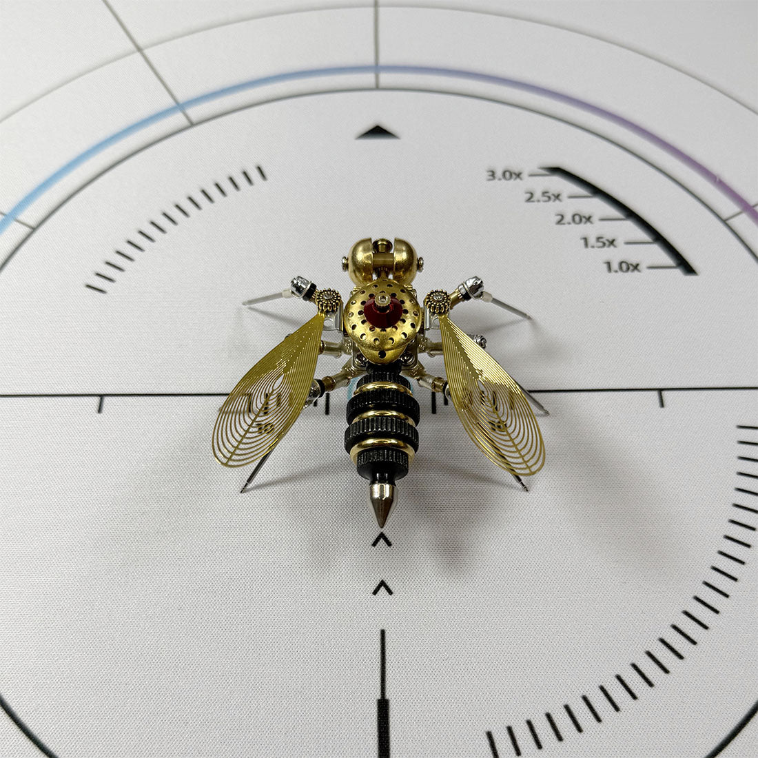DIY Steampunk 3D Golden Insect Model Kit Fruit Fly Ant Bee Dragonfly Mosquito Spider