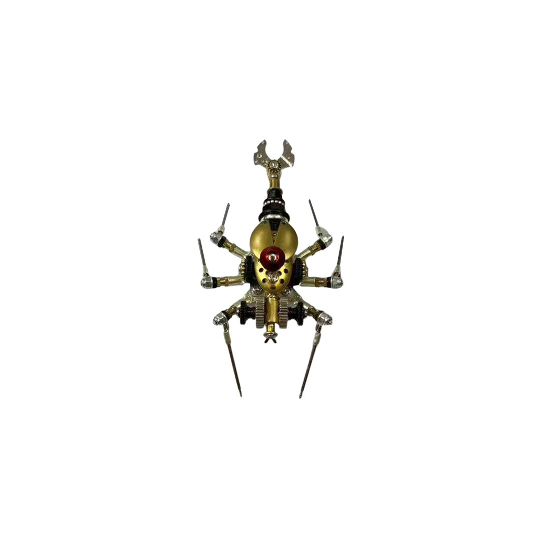 DIY Steampunk 3D Golden Insect Model Kit Fruit Fly Ant Bee Dragonfly Mosquito Spider