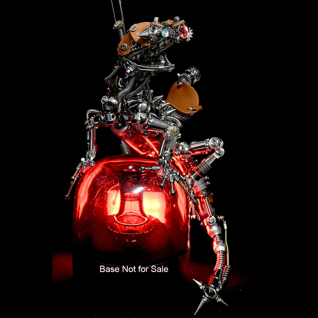 DIY Steampunk Chameleon Lizard Mechanical  3D Metal Model Kit 1000PCS Difficult Puzzle