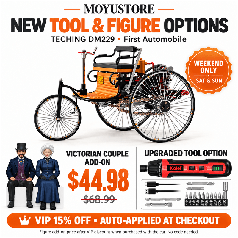 Teching DM229 World First Car Scale Model Car DIY Kits