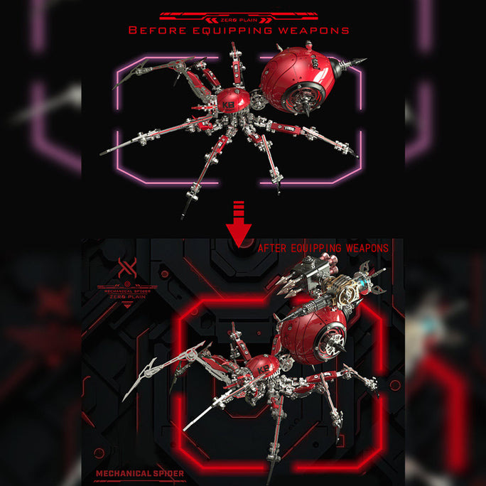 Dreadspire — Crimson Predator War Spider, Armed Edition Metal Model Kits
