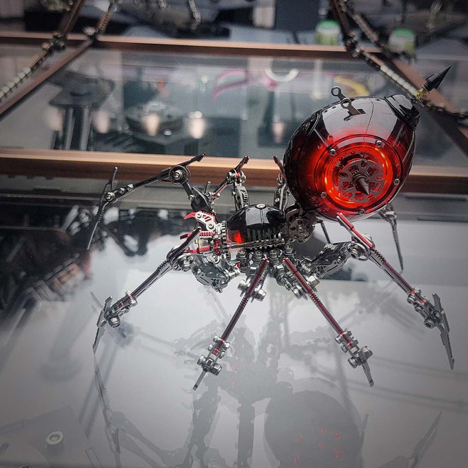Dreadspire — Crimson Predator War Spider, Armed Edition Metal Model Kits