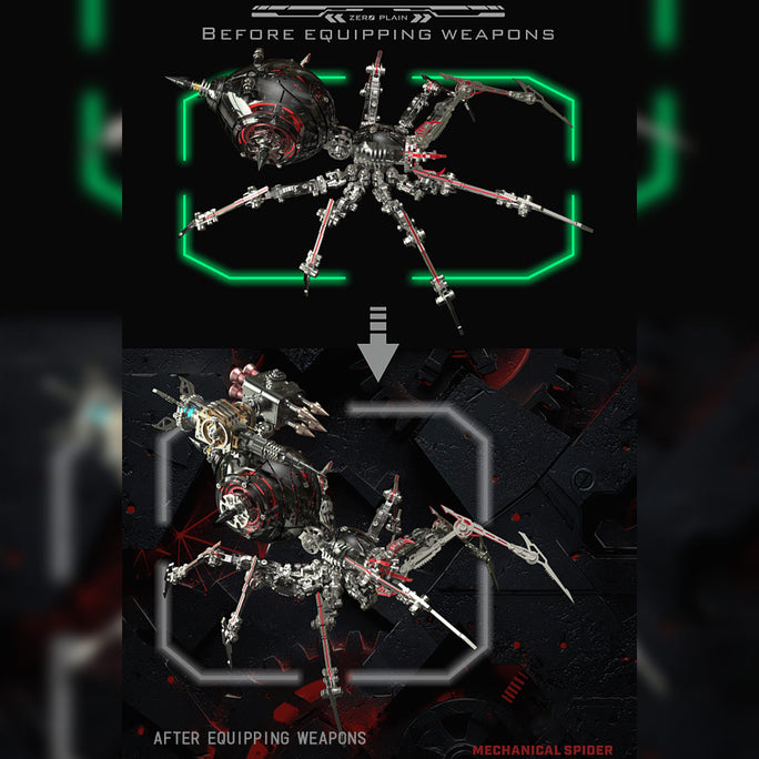 Dreadspire — Crimson Predator War Spider, Armed Edition Metal Model Kits