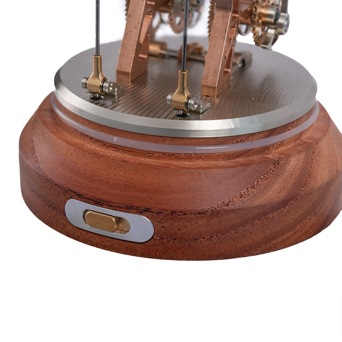 Dynamic 3D Metal Oil Pumping Unit Model Vintage Industrial Mechanical Display