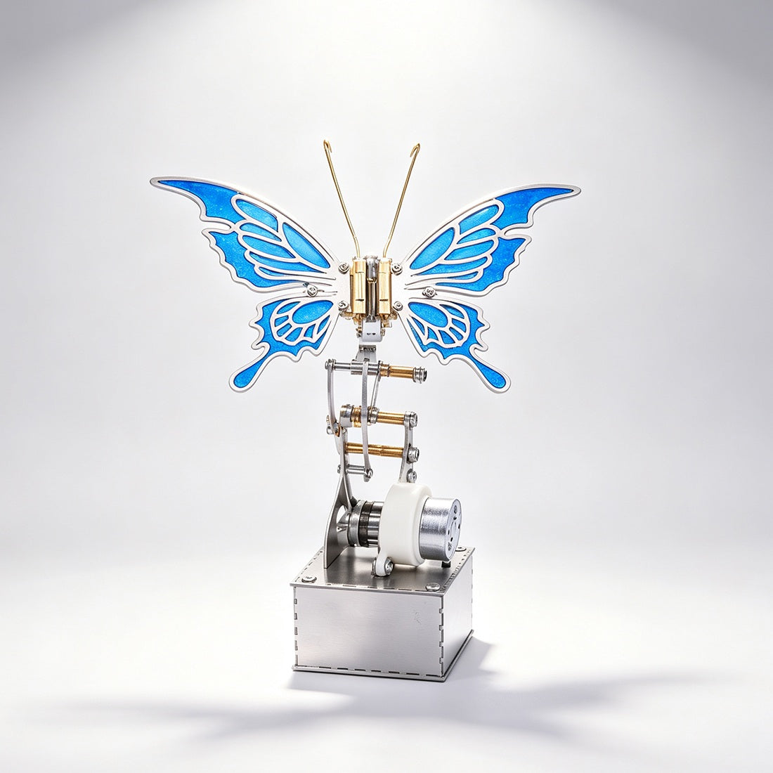 Mechanical Bionic Butterfly 3D Metal Puzzle DIY Kinetic Sculpture Kit