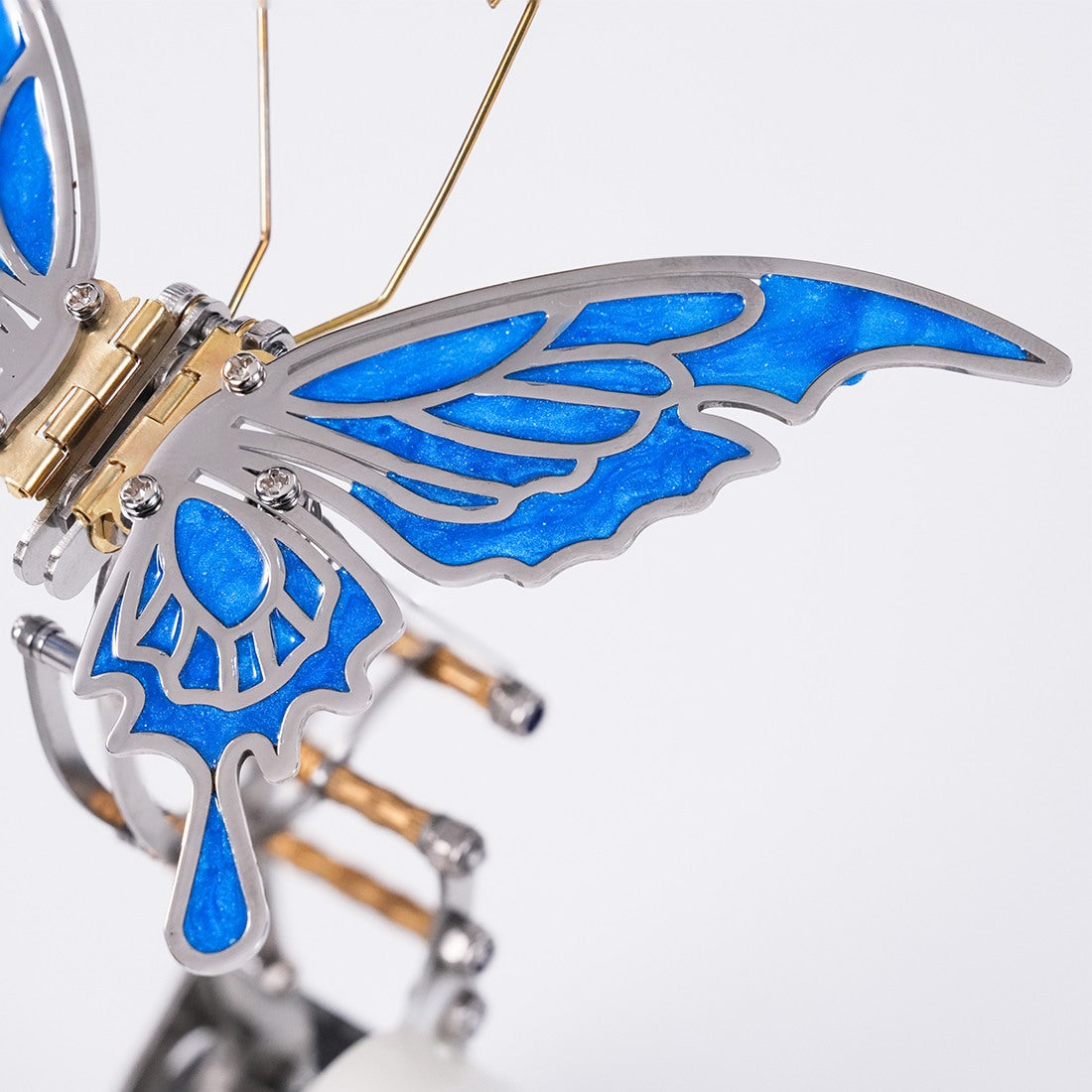 Mechanical Bionic Butterfly 3D Metal Puzzle DIY Kinetic Sculpture Kit