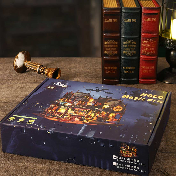 Fantasy Magic House diy Book Nook Kit for Halloween Decor