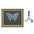 Framed Winged Insect 3D Metal Model Kit Dark Academia Specimen Wall Art DIY Assembly 308PCS