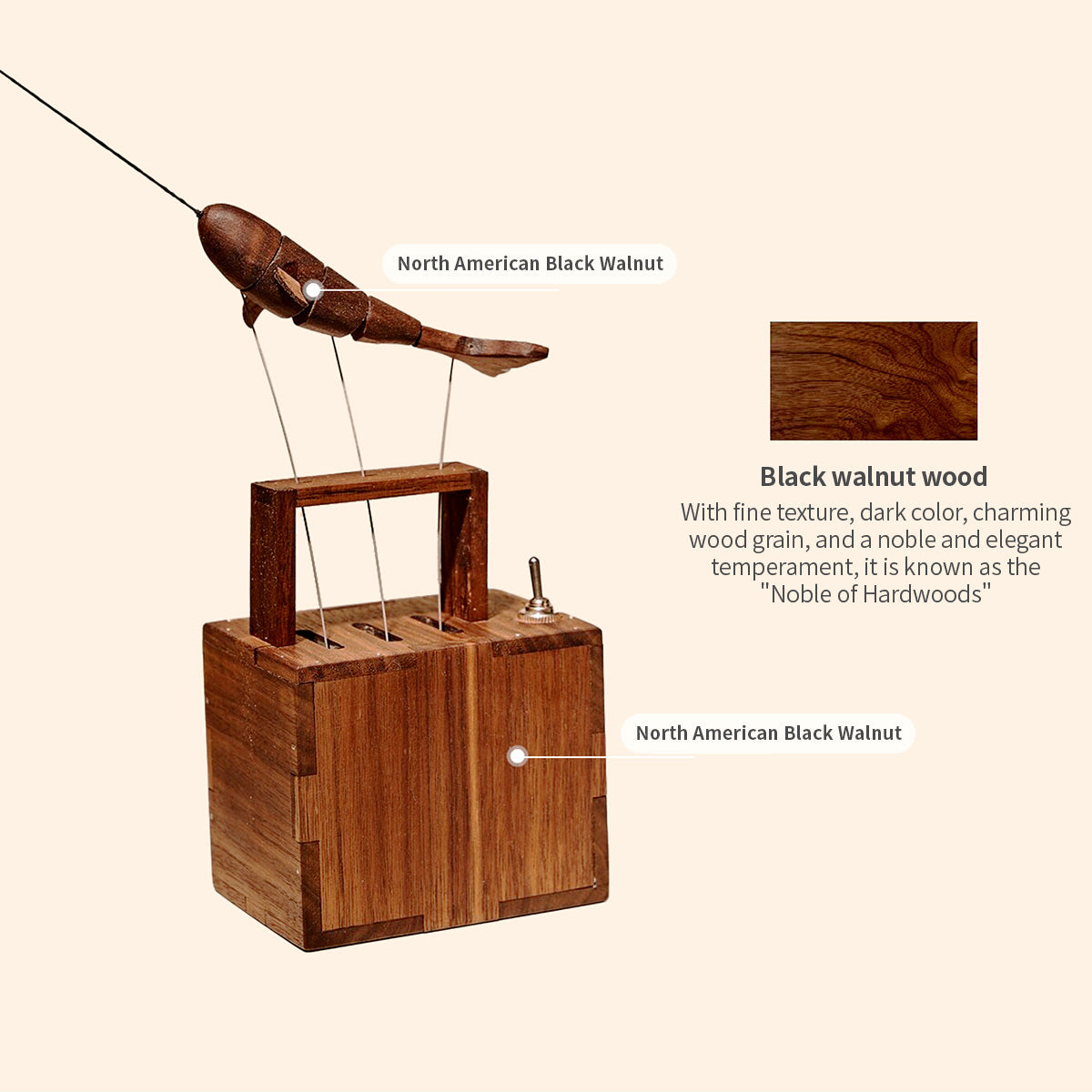 Automaton Whale Kinetic Mechanical Metal Models