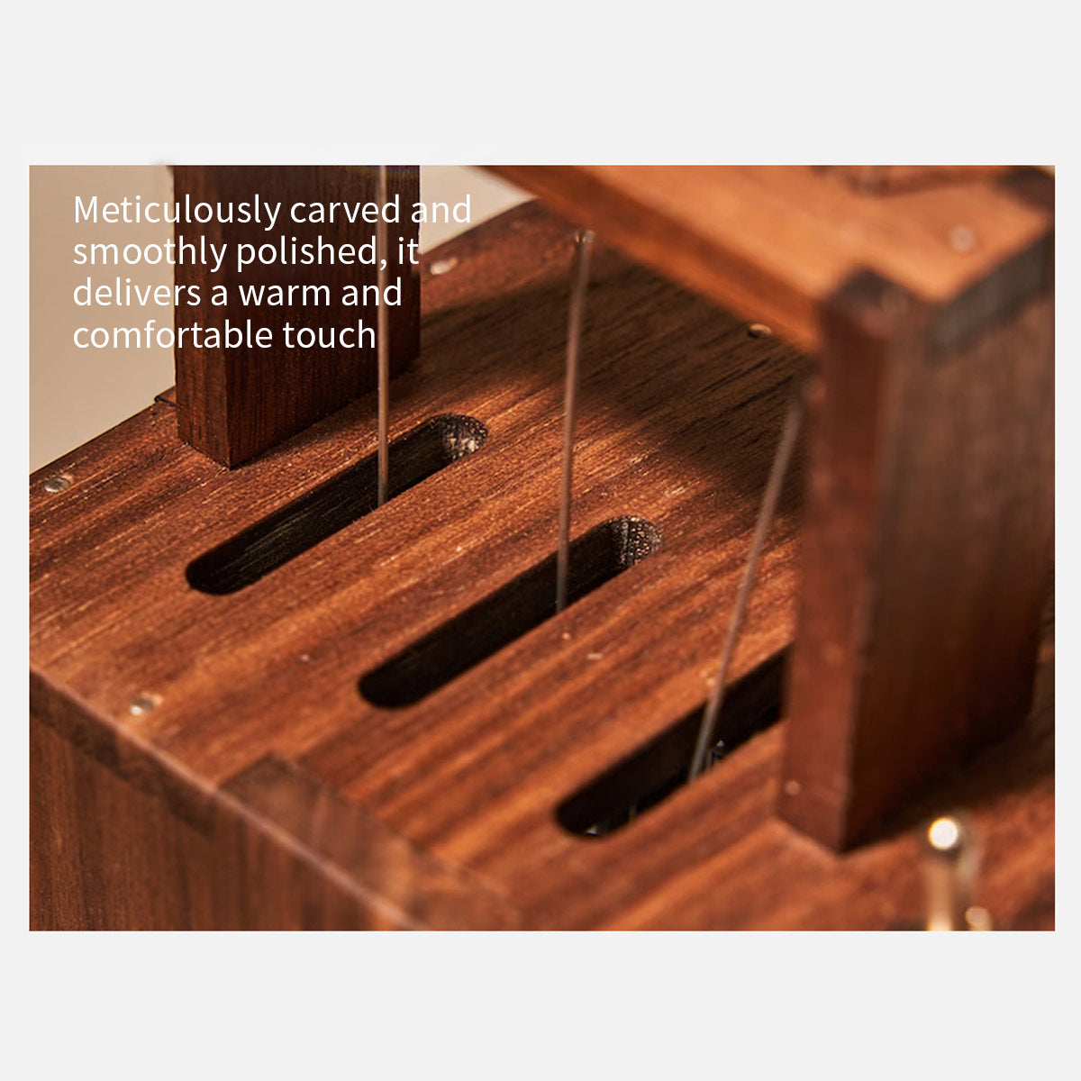 Handcrafted Wooden Whale with Music Box Mechanical Automaton Sculpture