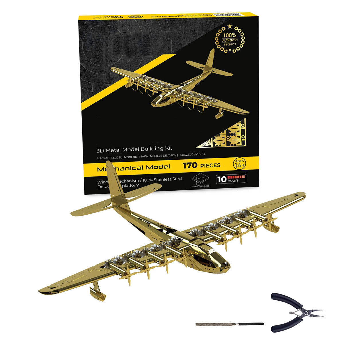 Spuce Goose Model Hughes H-4 Spruce Goose 3D Metal Puzzle Strategic Airlift Flying Boat