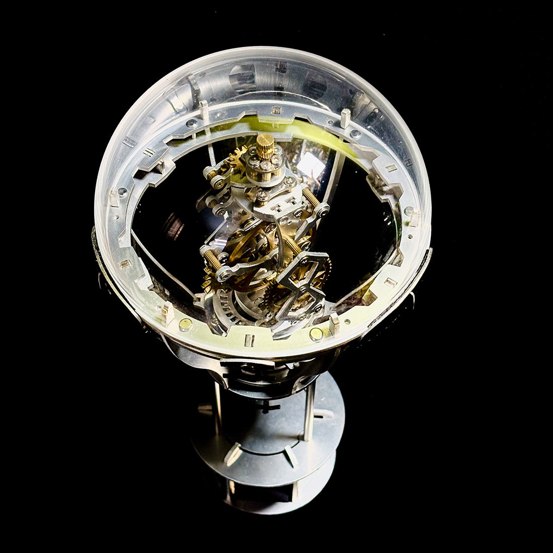 Kinetic Hot Air Balloon Tourbillon Mechanical Sculpture